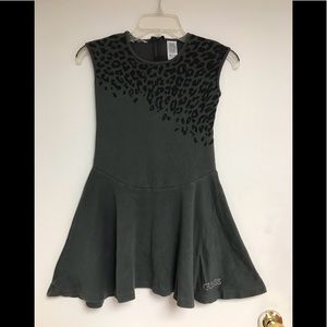 GUESS little girls dress with leopard print